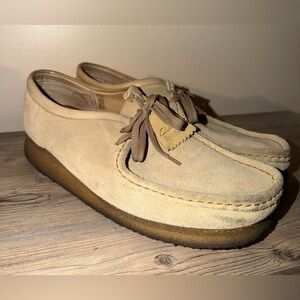 Clark’s Originals Wallabee Mens Size 12 M Suede Low Top Crepe Sole Chukka Moc